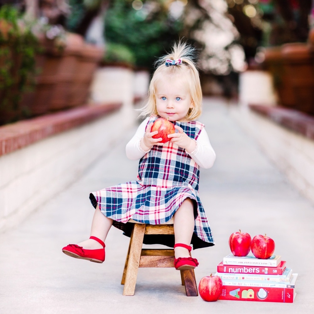 Plaid school girl dress